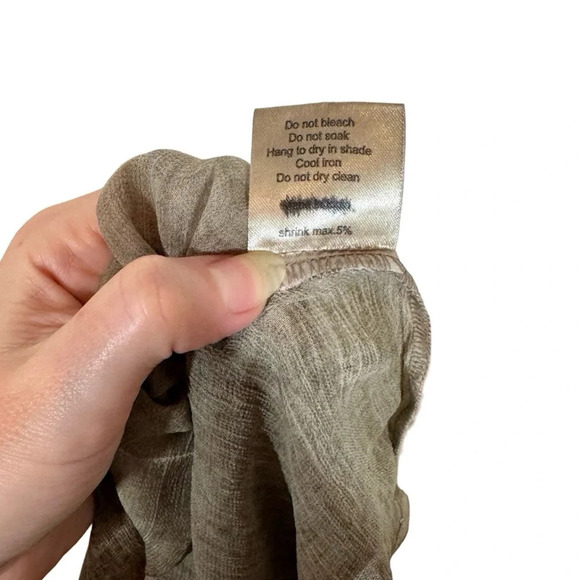 Sundance YAUVAN Sheer Gauze Embroidered Waterfall Cardigan Cover Up - Picture 8 of 8